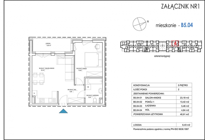 Apartament nr. B5.04